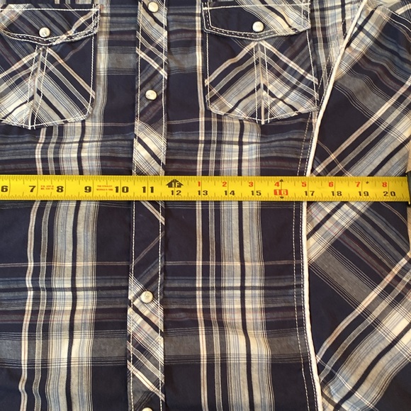 Various Artists - Long sleeve men’s plaid shirt. Size L - Picture 7 of 10